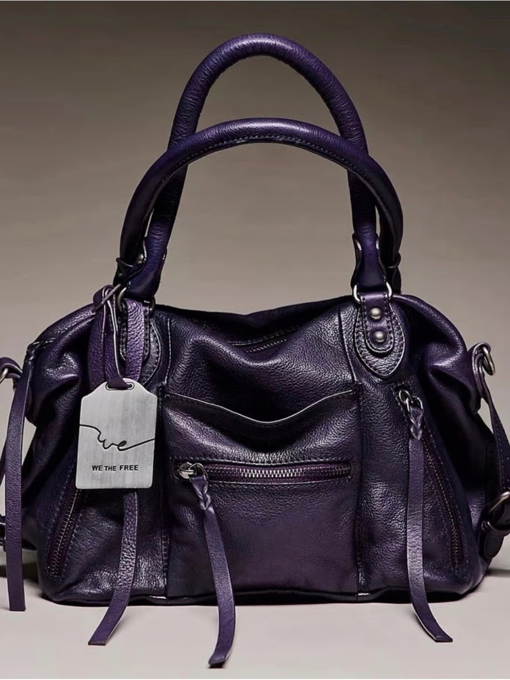 Free people we the free midnight orchid baby Emerson bag
